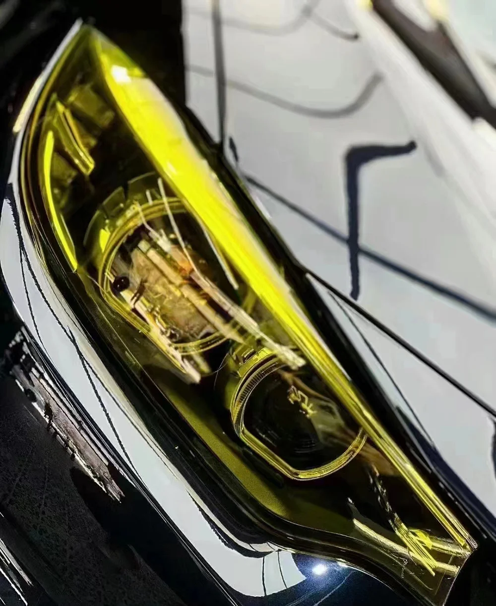 Yellow Tint Film For Car Lights