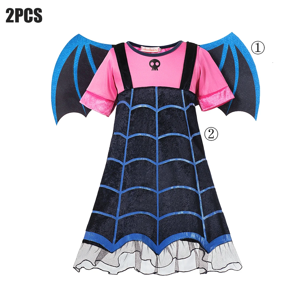thumbnail image 1 of Disfraz de bruja de vampiro para niña, vestidos de carnaval de fantasía, disfraz de sirena Addams, novia fantasma, Caperucita Roja, 2024, 1 of 5