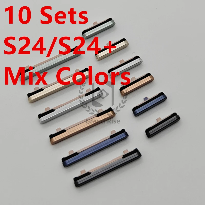 10 Sets of Volume and Power Button Side Key On/Off Repair Parts