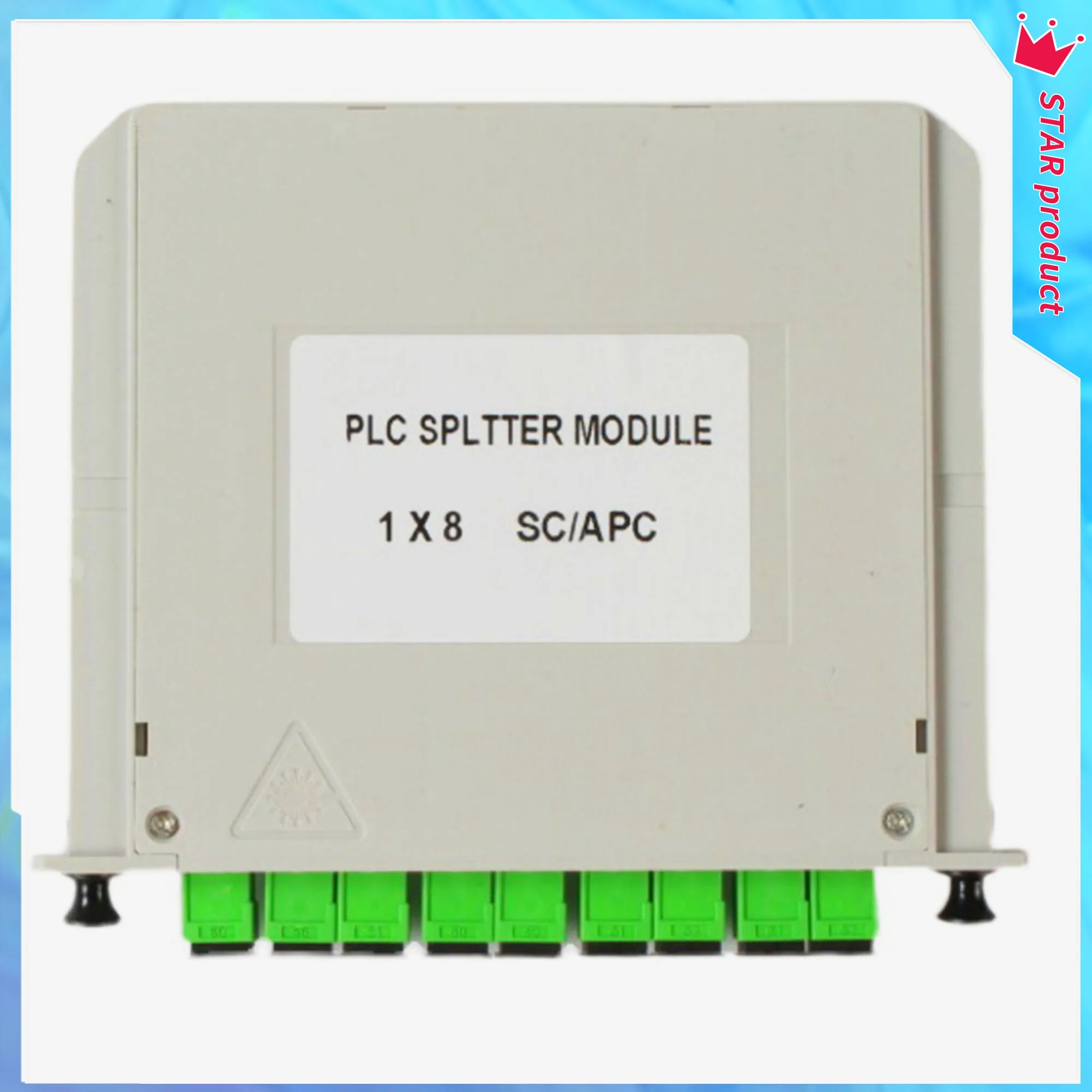 1x8 Fiber Optical Splitter PLC SC APC Fiber Box FTTH Cassette 1/8 Splitter Box Inserted PLC Fiber Optic Splitter Free Shipping