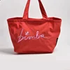 2025 Waterproof Nylon Fabric Lightweight Embroidery Lady Single Shoulder Bag Large Capacity Shopping Tote Organizer Shoulder Bag 3
