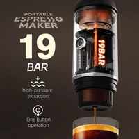 Cafelffe Outdoor Combination Wireless Electric portable espresso machine + Coffee Gift Giving Camping hiking Travel bag cafetera 4 coffee gift set