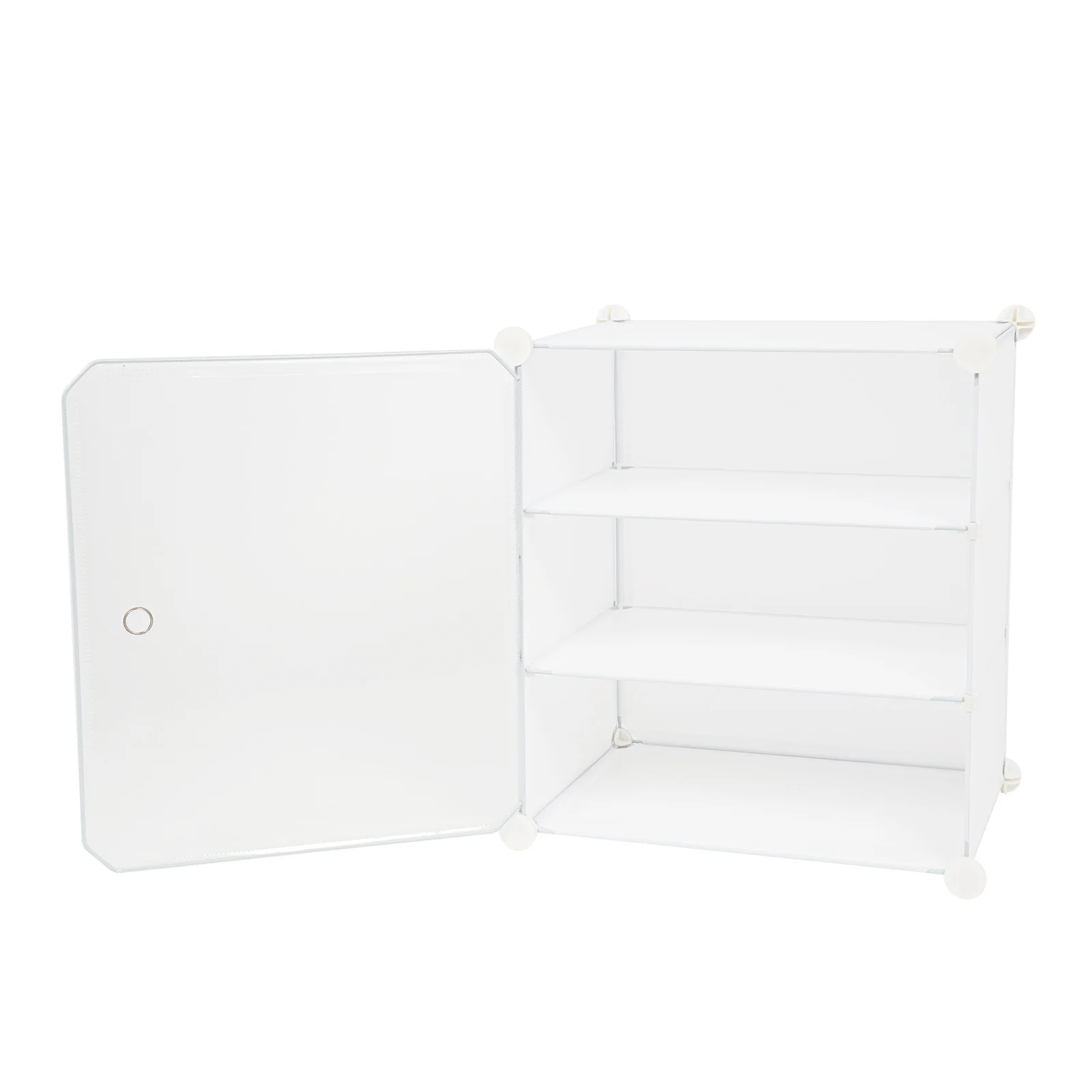 Modular Plastic Shoe Storage Cabinet Boxes 48 Cubes 96 Pairs 12 Tiers Shoe Rack Shelf Tower Stand Storage Organizer
