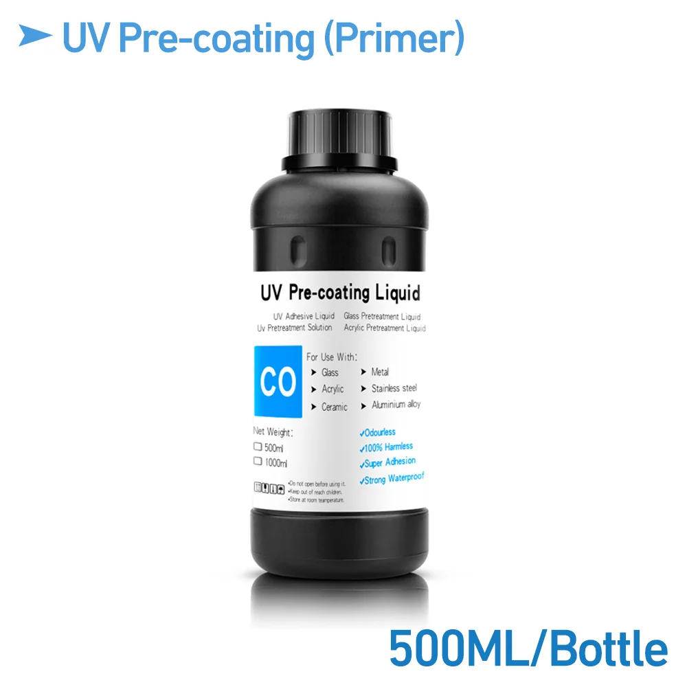 500ML/Bottle UV Cleaning Liquid Precoating Additive Viscosity For Epson R290 R330 L800 1390 1400 For All UV Inkjet Printhead printer cleaner printer uv ink uv coating fluid