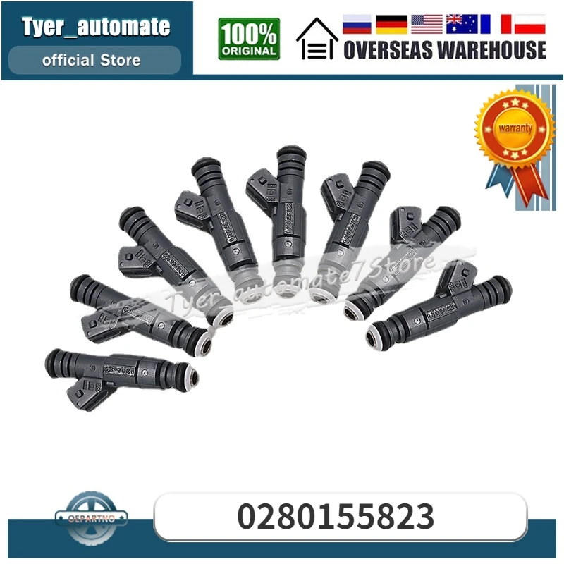 Per Bmw 740I Bmw 740Il Bmw 540I Bmw X5 Bmw Z8 Land Rover Range Rover 8Pcs Iniettori Di Carburante 0280155823