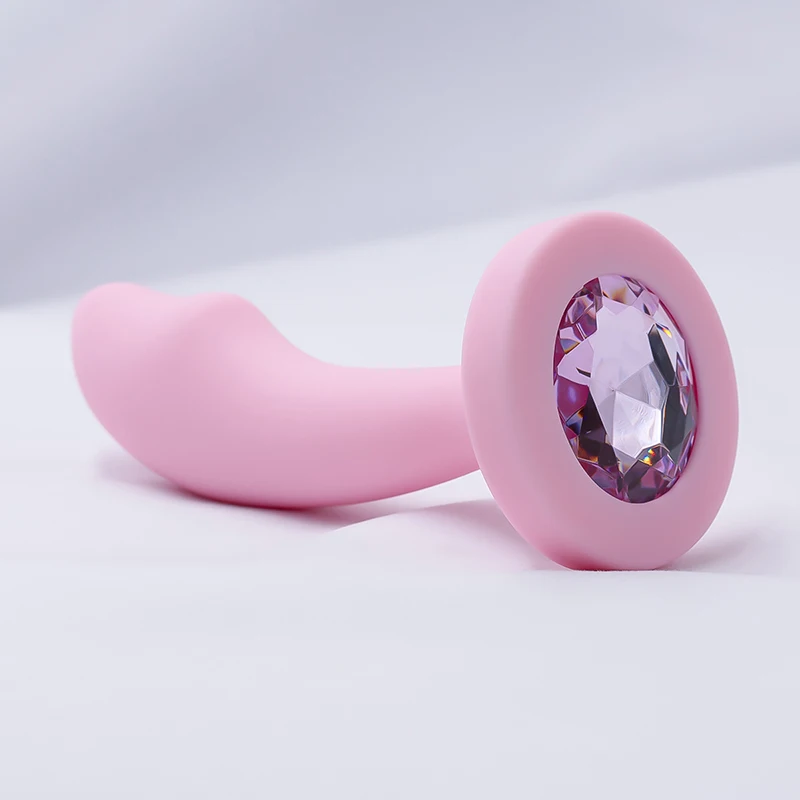 Silicone Anal Plug for Woman 3 Sizes Butt Plug Crystal Base Analplug Sex Toys For Woman Men Anal Toys Anal Dildo Adult Toys
