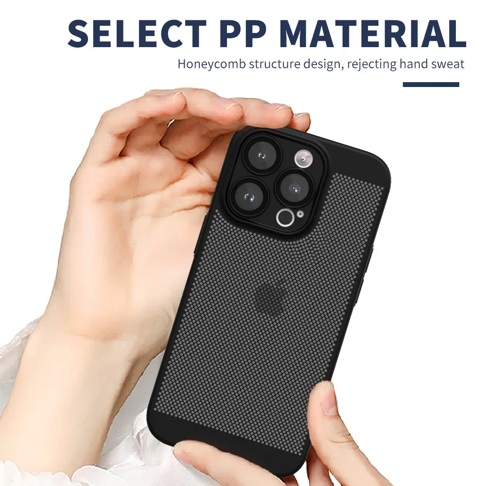 Breathable Heat Dissipation Hard Back Cooling Case