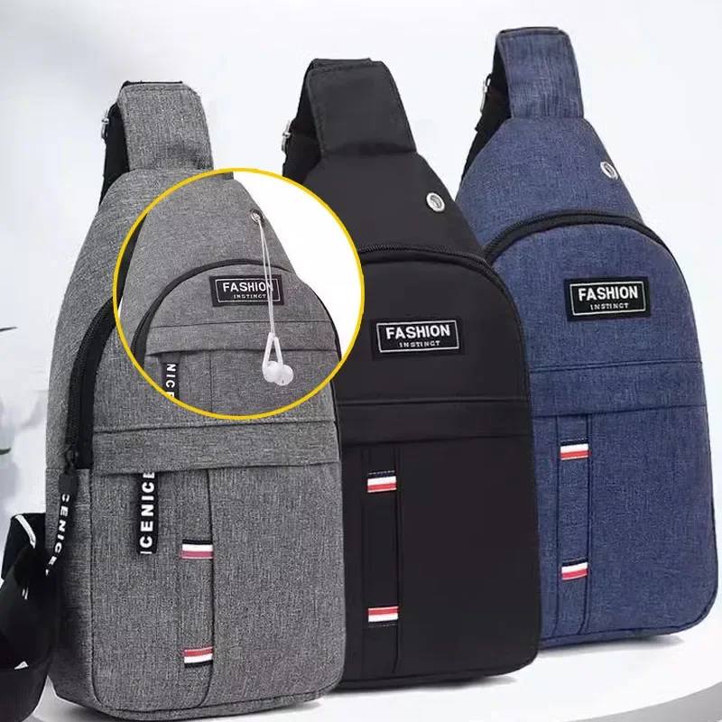 Chest Bag Men's One Shoulder Crossbody Bag Large Capacity Outdoor Sports And Leisure Fashion Small Shoulder Large Capacit