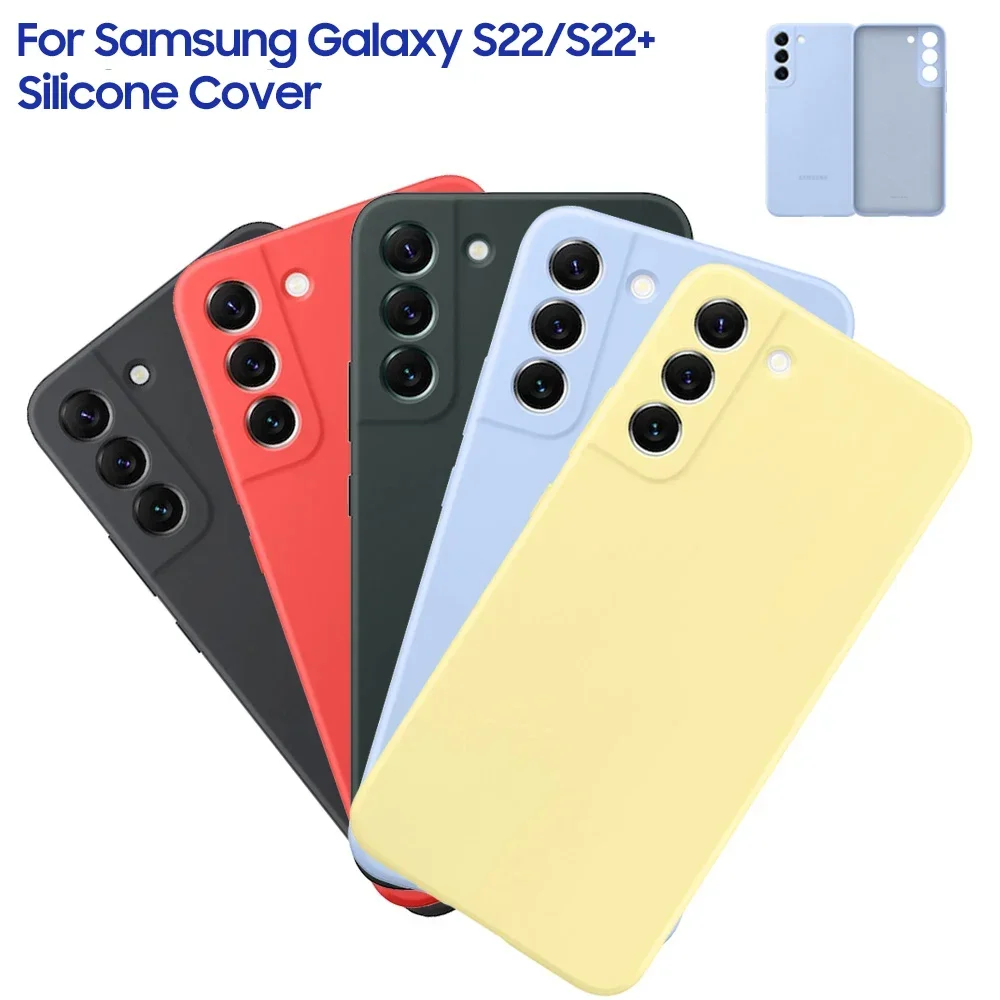Samsung Galaxy S22 Silicone Cover Case Butter Yellow