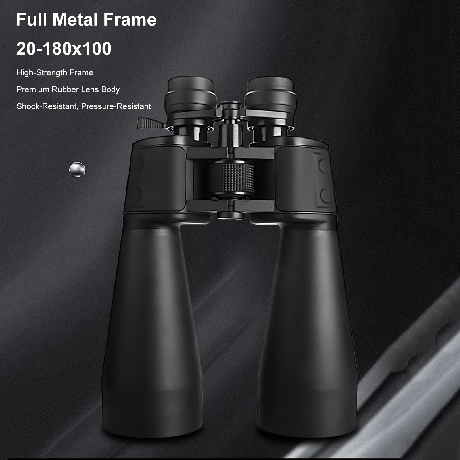 20-180x100 고배율 쌍안경 BAK4 렌즈 대구경 쌍안경 (조류 관찰, 사냥, 여행, 야외 하이킹용)