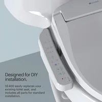 SE400-EW Swash SE400 Electric Bidet Toilet Seat With Heated Seat, Oscillating Stainless Steel Nozzle 1