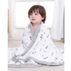Baby Blanket Cotton 6 Layers Thicken Soft Newborn Muslin Swaddle Blankets Summer Cartoon High-density Breathable infant Blanket 3