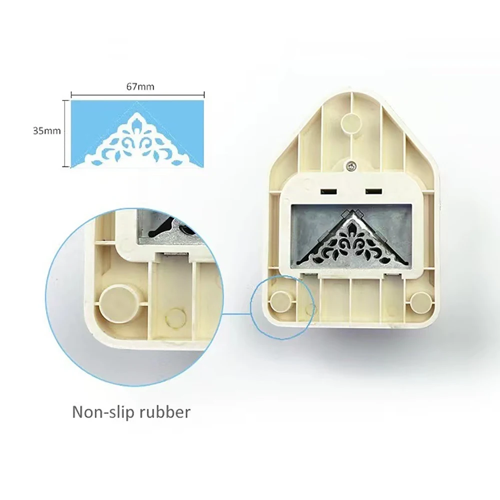 Embossed DIY angle paper printing scissors book card large embossing punching machine embossing children handmade crafts