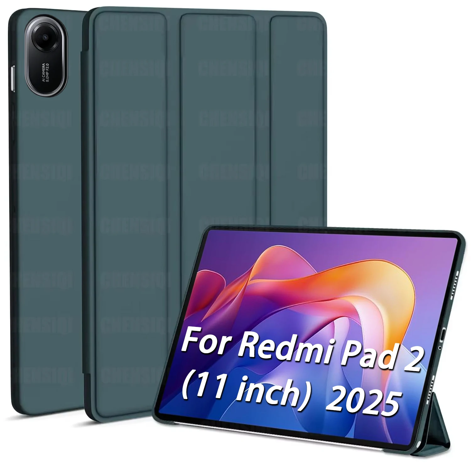 Lightweight Foldable Tablet Case with Auto Sleep/Wake and Anti-Drop Protection