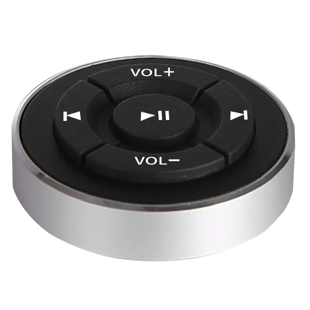 Bluetooth Remote Control Car Steering Wheel Media Remote for iOS Android Phone