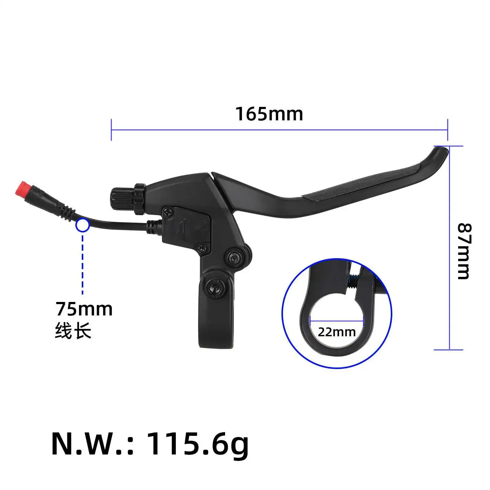 Poignée De Frein Droite Pour Scooter électrique Kukirin G2 Pro Et G2 Max — Freinage Hydraulique Réactif