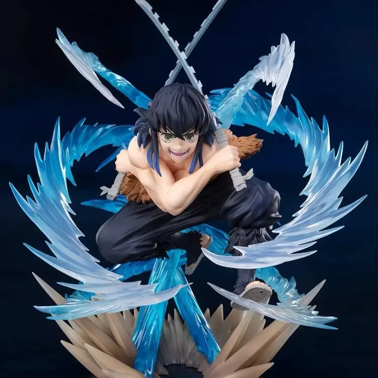 

16cm Bandai Original Demon Slayer Hashibira Inosuke Figuarts Zero Beast Breath Anime Action Figures Collection Desk Decoration