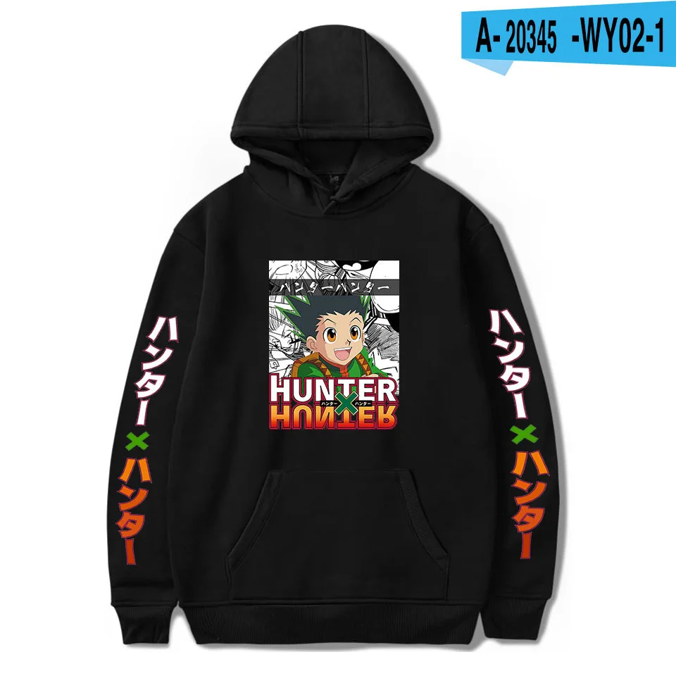 

2022 Anime hoodie Hunter X Hunter Killua Leorio Kurapika Gon Hisoka Pullover Hoodie Streetswear fashion hoodie men and women