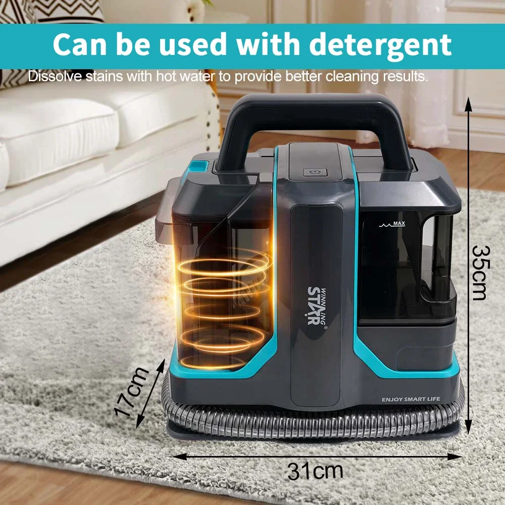 Nettoyeur De Tapis De Canapé Filaire Portable, Machine À Livres, Double Tête De Brosse, Nettoyant Pour Tissu, Aspirateur À Sec, Déterminer, Vente Chaude 10 S7Aff204Bd44C46C9A48C9Abfa67Af2C7Z