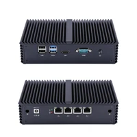 QOTOM Mini PC Router Q300G4 Core i3-5005U i5-5200U AES-NI Firewall Fanless 7x24- 4x I211/I210 LAN PF/Ubuntu/WIN10 1