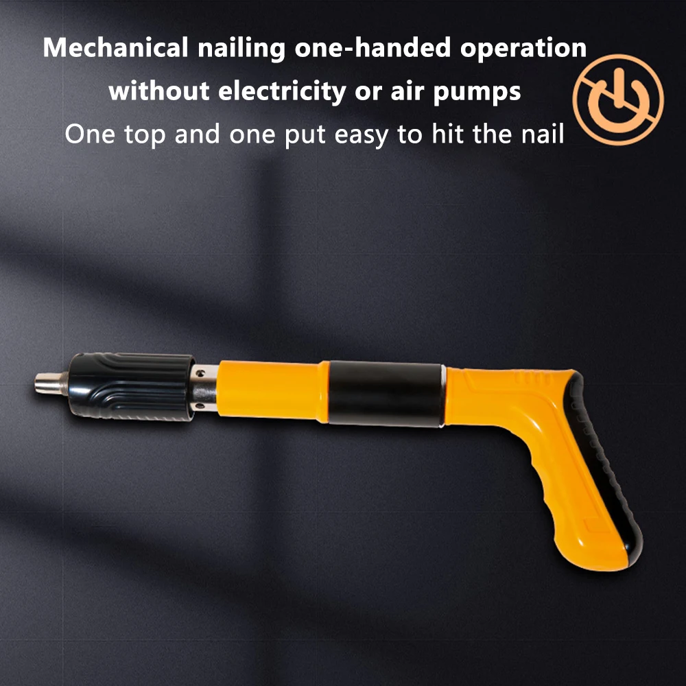 2024 Handheld Powerful Concrete Nail Gun Dedicated Mini Cannon Nailer Wall Concrete Nail Gun Flooring Roofing Framing Palm Gun 3