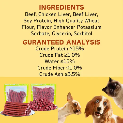 7.05oz/14.11oz(200g/400g) Beef Stick, All Natural Ingredients, Natural Dog Treats, Healthy, Easily Digestible - Image 6