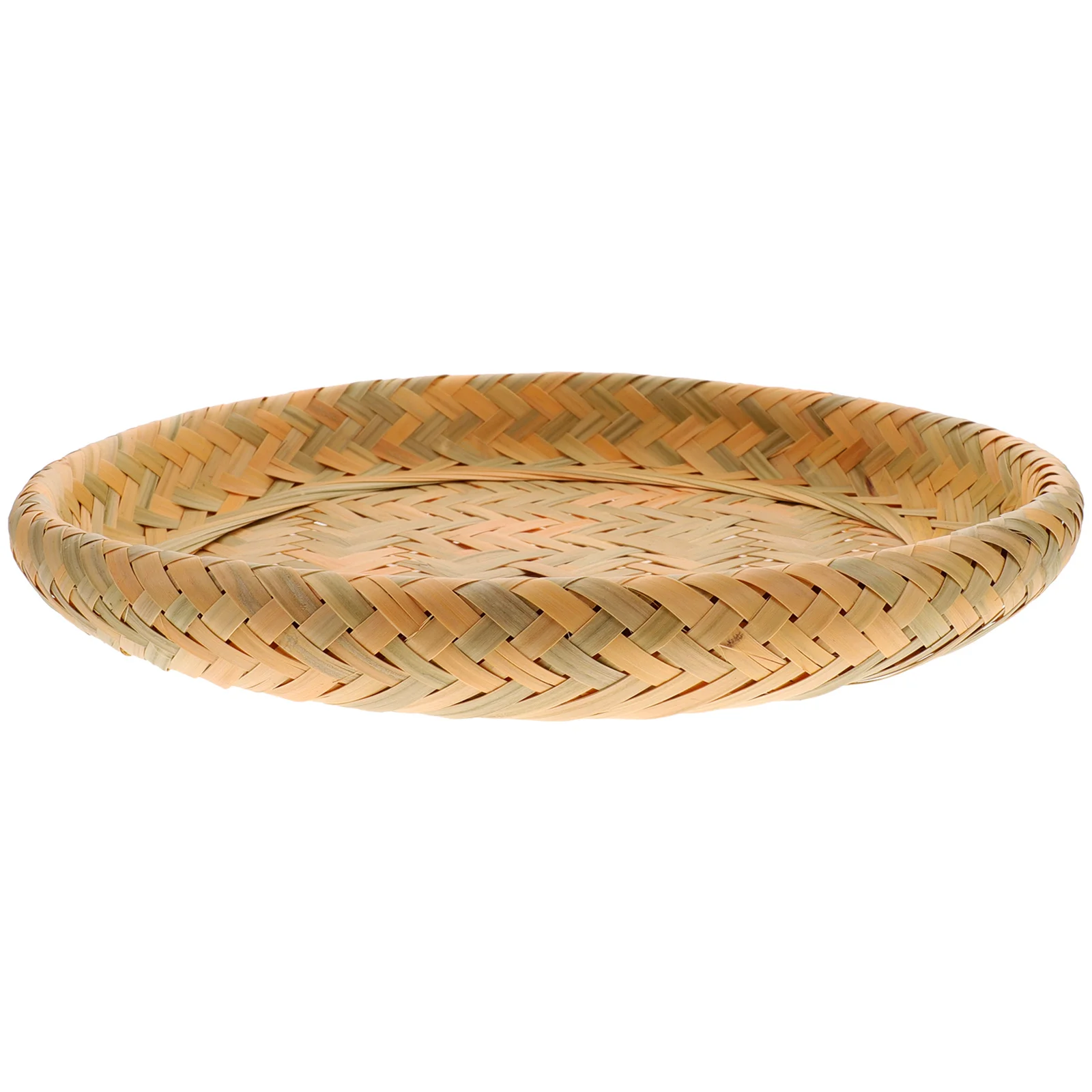 Fruit Bamboo Bread Basket Bohemian Decor Serving Food Plate Tabletop Storage Dessert Tray 3