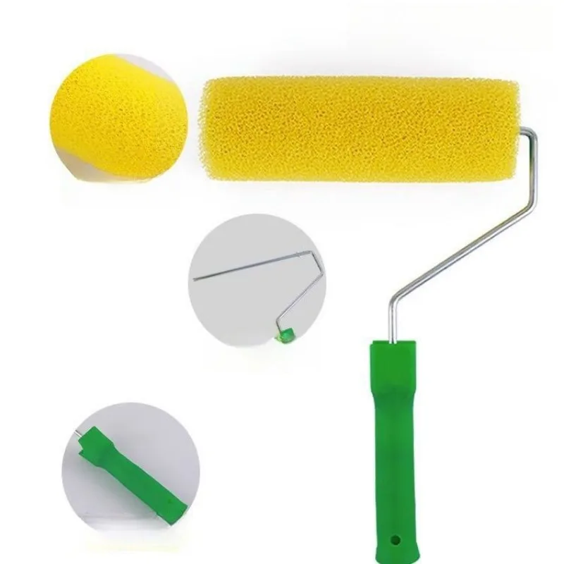 Paint Roller Elastic Sponge Texture Paint Brush Cement Coating Home Room Decoration Wall Painting Tools