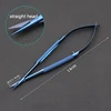 14cm Double Eyelid Scissors Straight Elbow Micro Hand Surgery Scissors Ophthalmic Microscope 2pc/set 2
