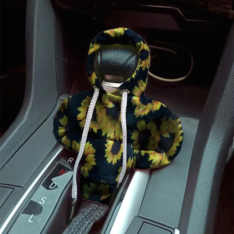 

Толстовка с капюшоном для рычага переключения передач автомобиля Пылезащитная забавная Толстовка защита рычага переключения передач ручной тормоз чехол для украшения интерьера автомобиля