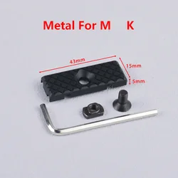 Tactical Arson Machine Cable Management WireGuide System - 3Pc Set for Flashlight Switch Cable Clip (Type6 Metal BK)