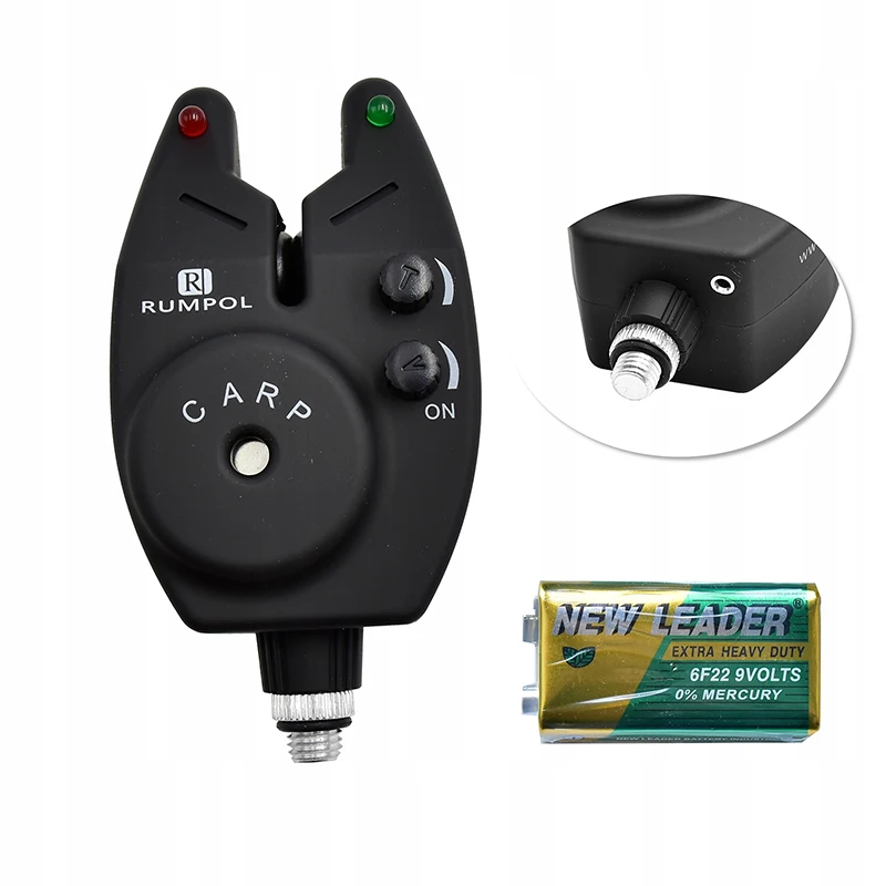 Portable Fishing Bite Alarm for Reminder Fishing Equipment LED Light Indicator