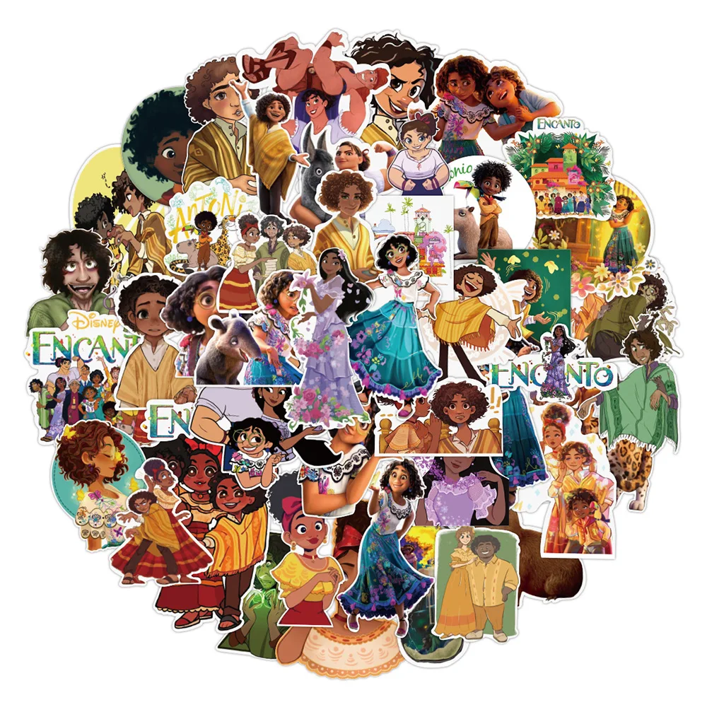 10/30/50pcs Disney Movie Encanto Stickers Decals Laptop Phone Guitar Luggage Skateboard Diary Bike Cartoon Sticker for Kids Toy 2 10/30/50pcs Disney Movie Encanto Stickers Decals Laptop Phone Guitar Luggage Skateboard Diary Bike Cartoon Sticker for Kids Toy 2