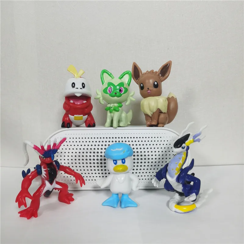 Genuine Pokemon Scarlet and Violet Figures Series 10cm Miraidon Koraidon  Action Figure Collection Toy For Kids - AliExpress