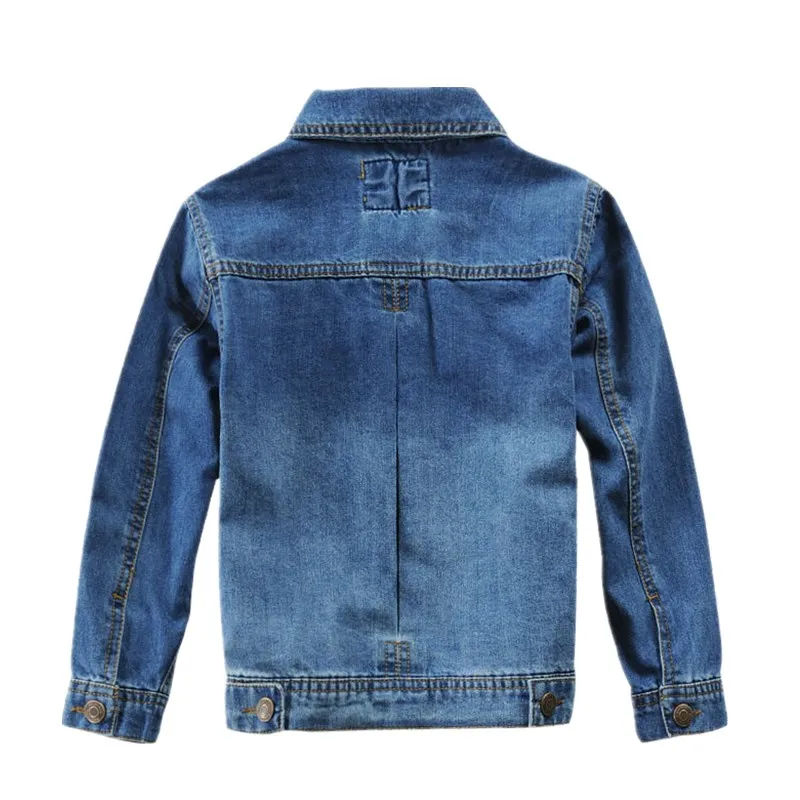 Denim Shirt For Boys Spring Fashion Brand Design Kids Causal Jean Jacket For Teen Boys Age 4-13 T Children Outerwear Coat