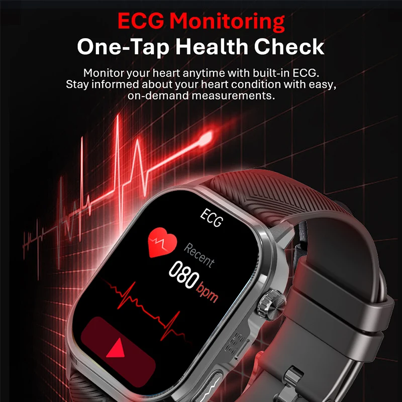 VALDUS CARDIGO Smartwatch AMOLED GPS+ECG Uomo Donna SOS Localizzazione in tempo reale Salute AI Sensore a 9 assi Sport Nuovo Smartwatch 2026 - immagine 5
