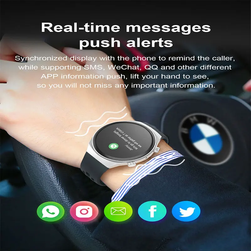 2022 Q8 NEW Smartwatch With Dial Calls Men Fitness Smart Watch Bracelet Women For Android Huawei