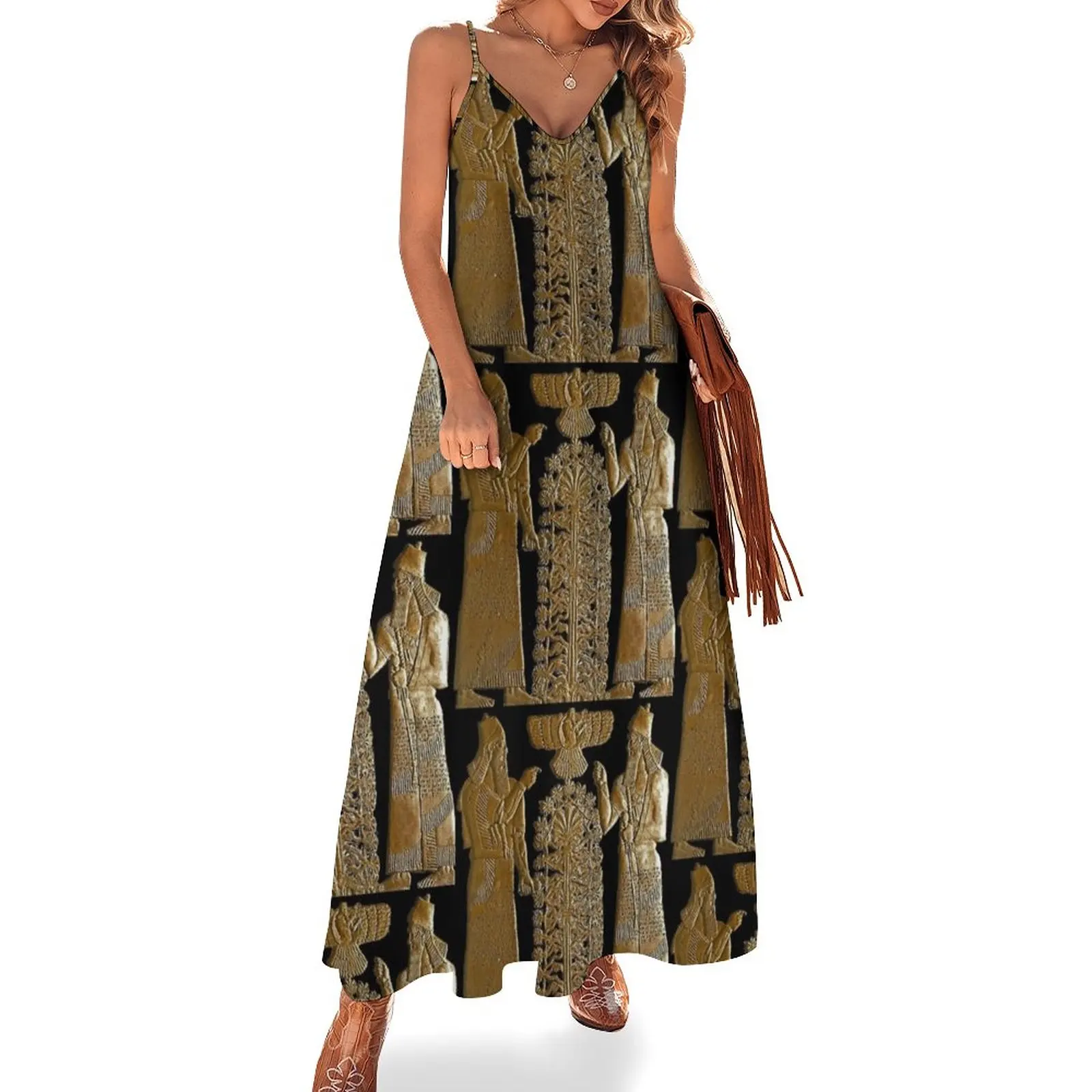 

The Sacred Tree Sleeveless Dress summer clothes festival outfit women