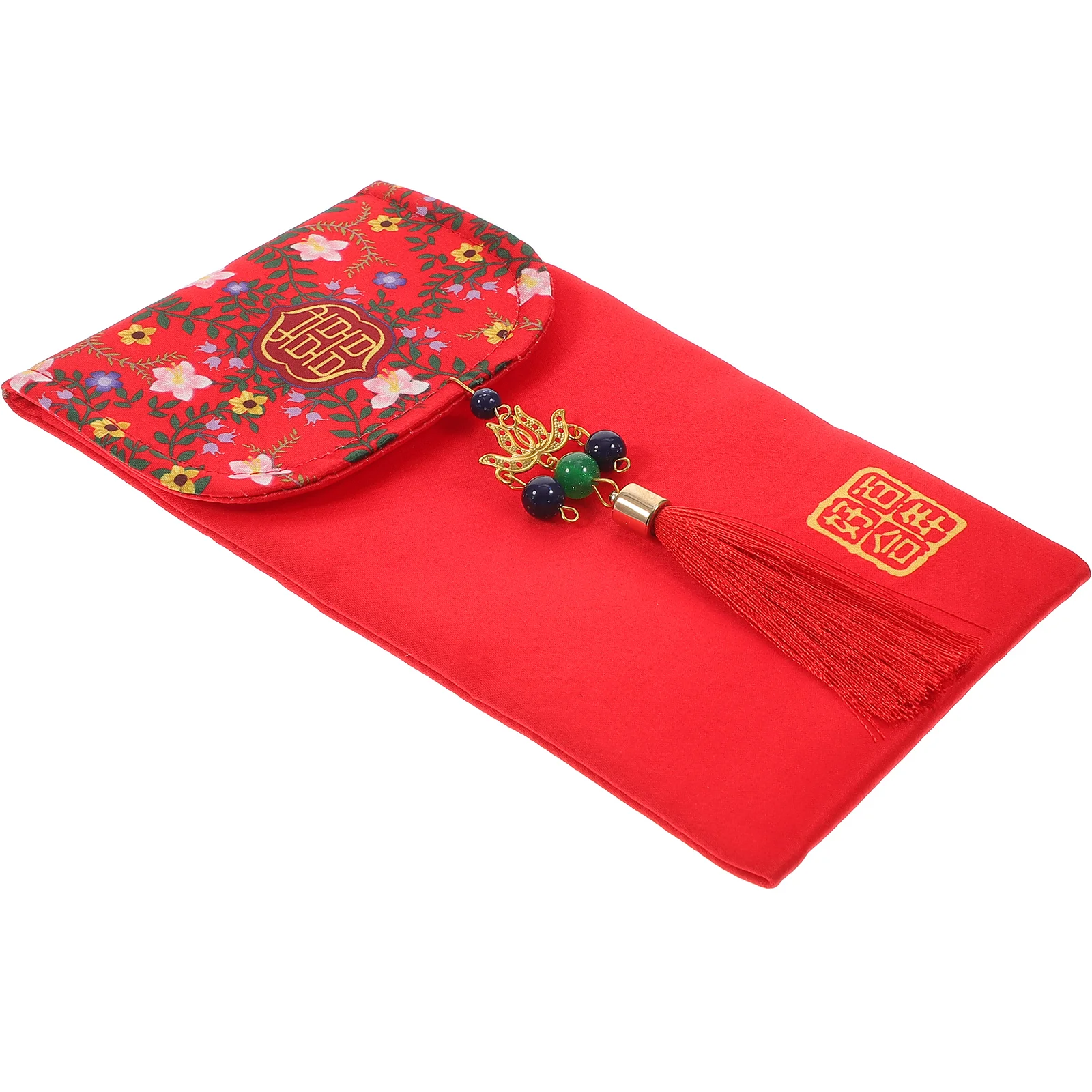 

Xi Character Fabric Red Envelope Chinese Hong Bao Wedding Decor Money Packet Supplies Style Purses