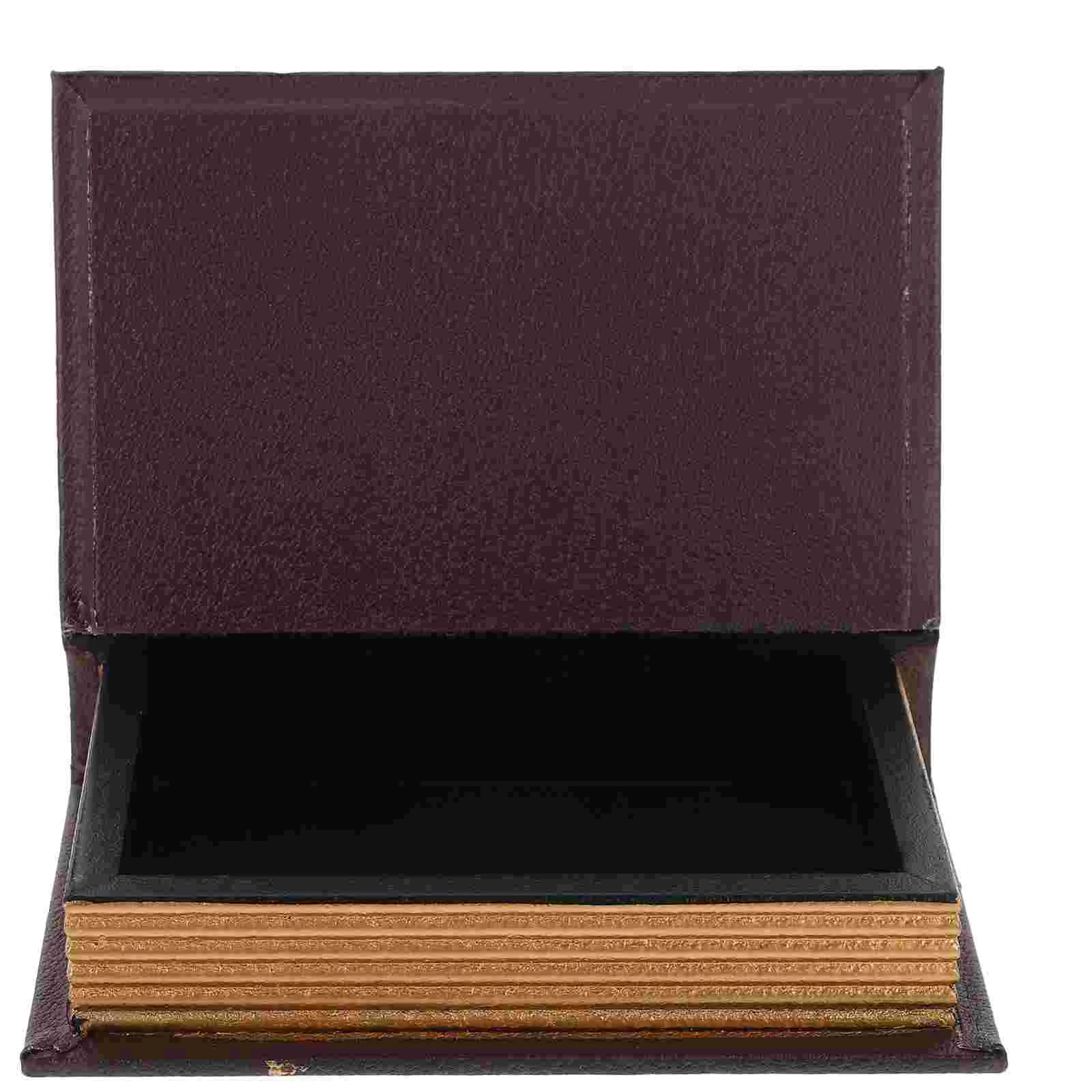 

Imitation Book Decoration Shelf Storage Organizer Shaped Fake Model Pu Prop
