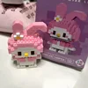 Disney 108 style Stitch LinaBell Hello Kitty Building Blocks Princess Cartoon Figrues Bricks Children's Assembly Toys Model Gift 1