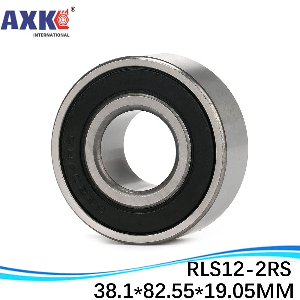 

4pcs High Quality inch series bearing RLS12-2RS 38.1*82.55*19.05 mm 1 1/2"X 3 1/4" X 3/4" inch ball bearing