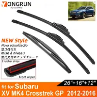 Double Rubber Car Wiper Blades for 2012-2016 Subaru XV MK4 Crosstrek GP Front Rear Windshield Wipers Car Accessories 2012 2016 1