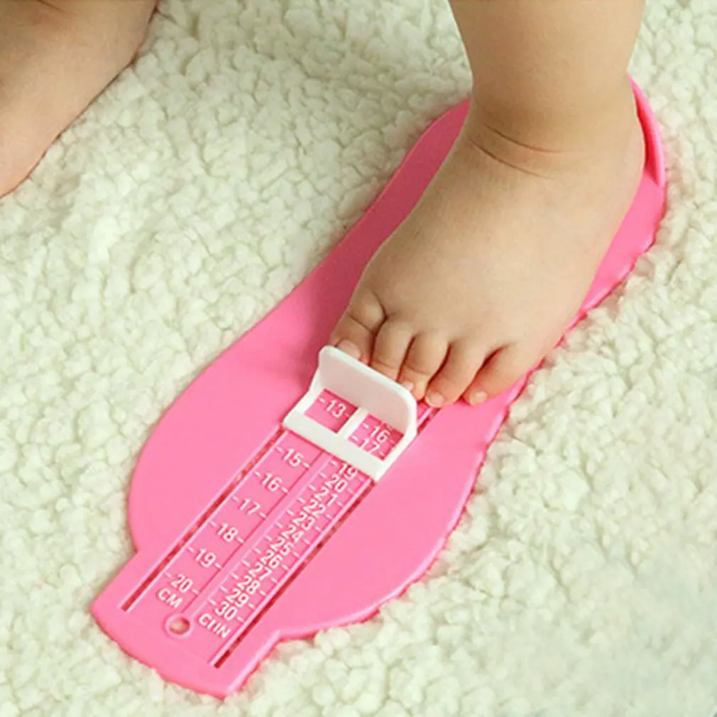 

Plastic Kids Infant Baby Foot Measure Gauge Shoes Size Measuring Ruler Tool Baby Shoes Measuring 0-20cm Gauge Device 4 Colors