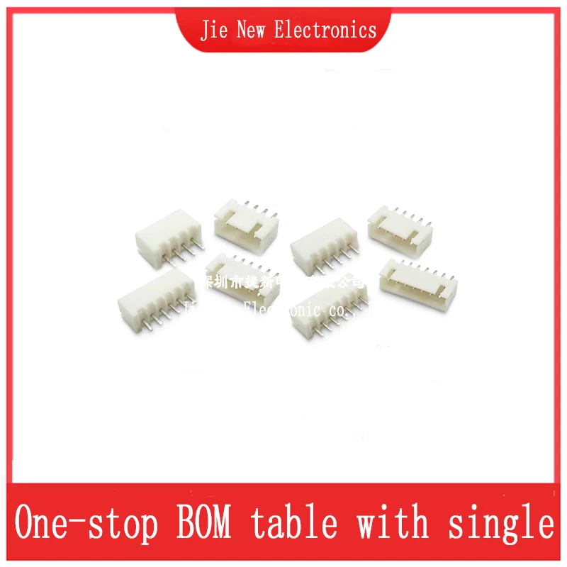 50Pcs  XH2.54 Connector 2.54mm Pin Header XH2.54-2P/3P/4P/5P/6P/7P/8P/9P/10P