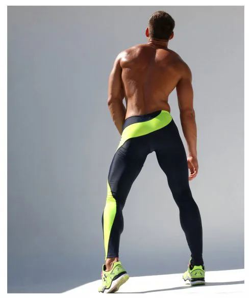 Autumn Winter Men Running Tights Long Elastic Sweatpants Jogging Fitness Gym Workout Training Yoga Leggings Activewear