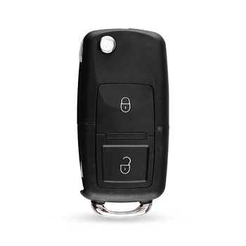 Chiave e telecomando per VOLKSWAGEN - KEYYOU 2 pulsanti Flip Remote Key Fob per VOLKSWAGEN VW Golf 4 5 Passat b5