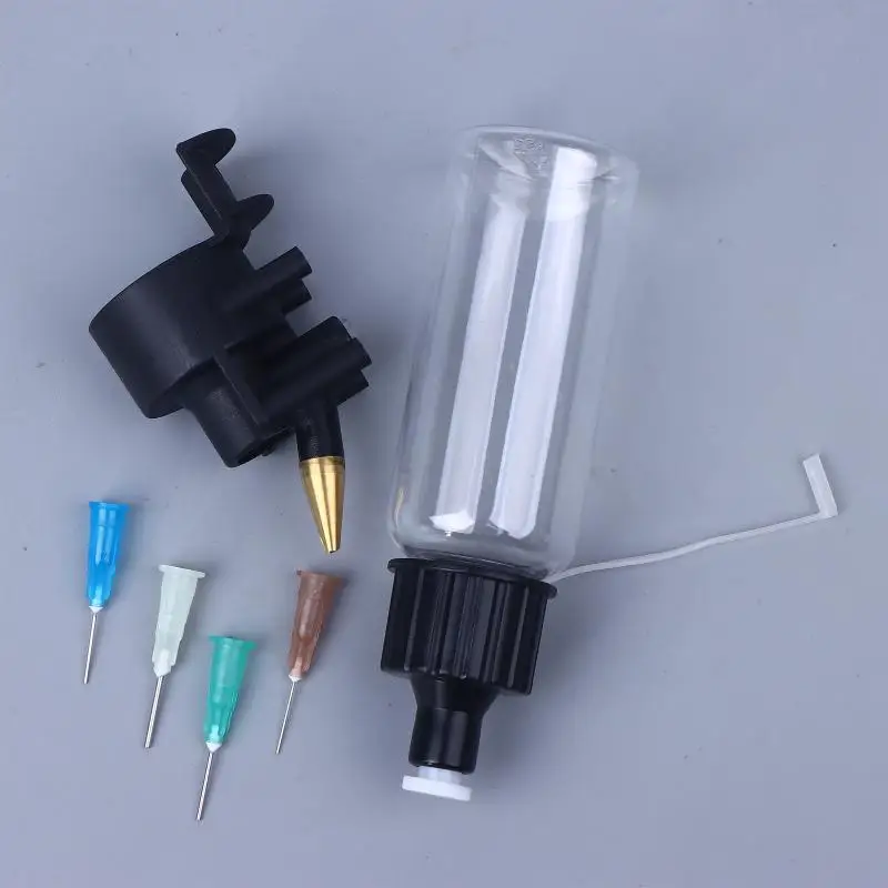 Airbrush Kit with Special Bottle & Multi-Size Disposable Nozzle Set