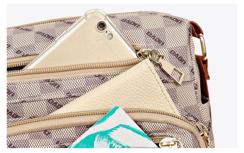 Borsa a tracolla da viaggio per madre anziana di mezza età, multi-tasca, da donna, 2023_voghion.com