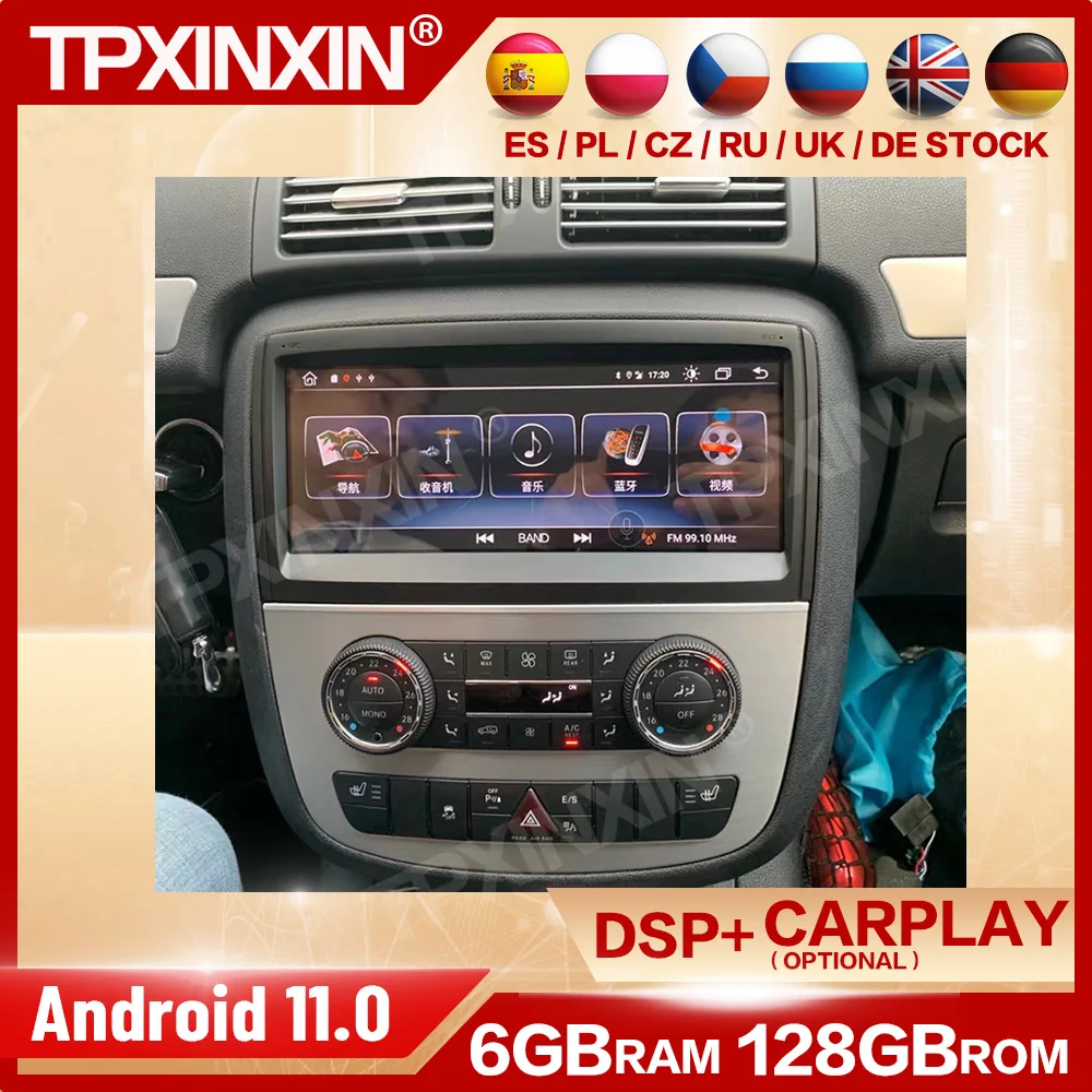 

Android 11 Automotive Multimedia For Mercedes Benz R Class W251 R280 R300 R320 R350 R63 Carplay Radio Coche With Bluetooth Unit